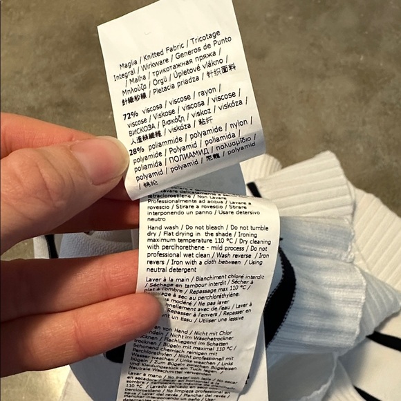 Marella Doll Striped Crop Sweater - Picture 14 of 14